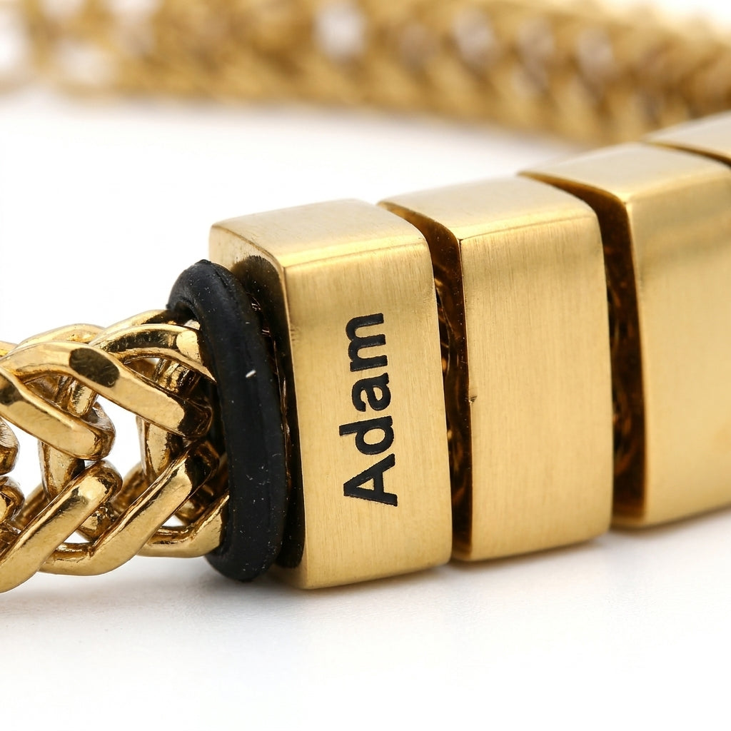 The Name Bracelet — Personalized, Engraved, Built to Last