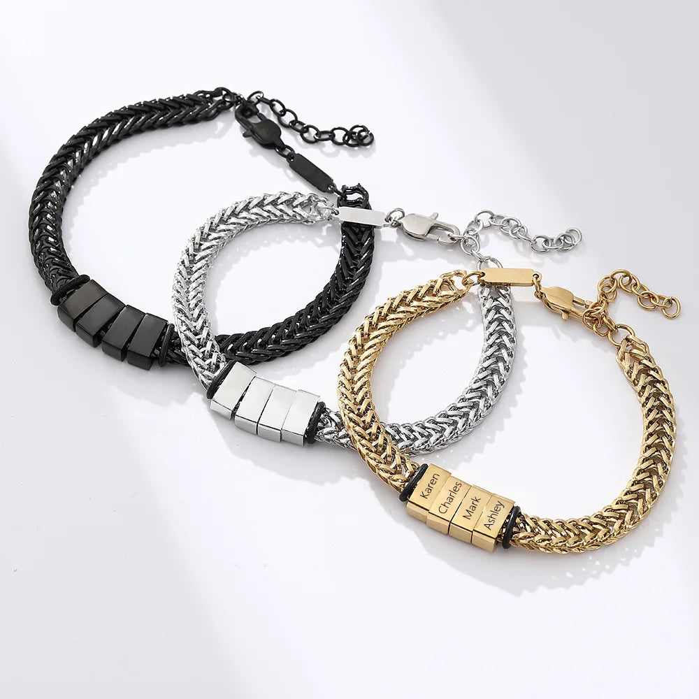 The Name Bracelet — Personalized, Engraved, Built to Last