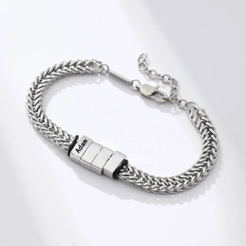 The Name Bracelet — Personalized, Engraved, Built to Last