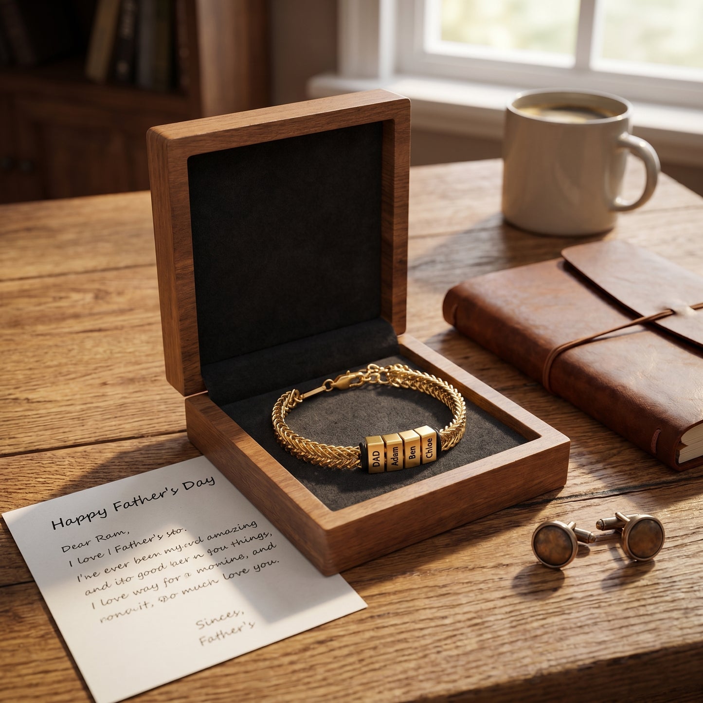 The Name Bracelet — Personalized, Engraved, Built to Last